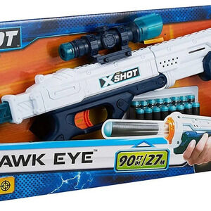 NEW Zuru X-Shot Hawkeye Pump Action Foam Dart Blaster